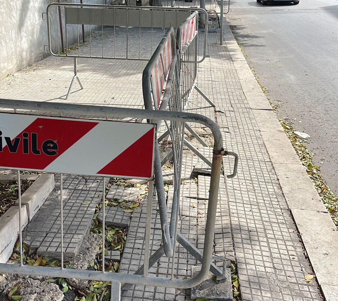A Trapani si riparano i marciapiedi e le strade dissestate