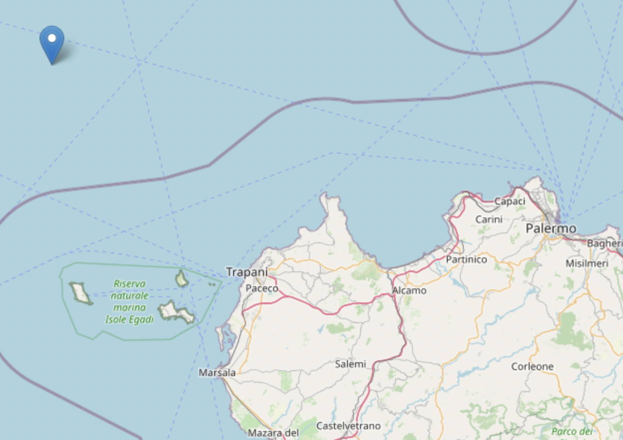 Piccolo sisma al largo delle coste trapanesi