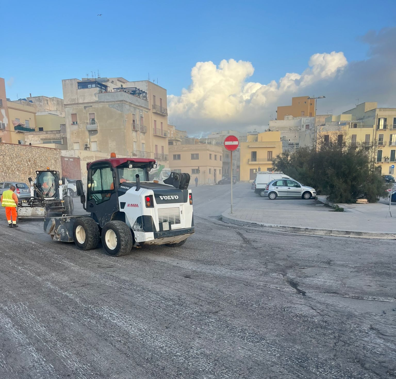 Partono dal Porto Peschereccio di Trapani i lavori di asfaltatura delle strade della città