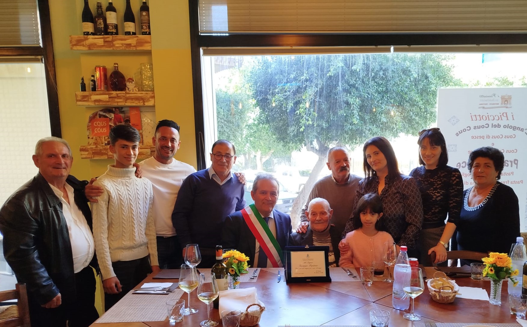 Marsala: auguri al centenario Giuseppe Pipitone