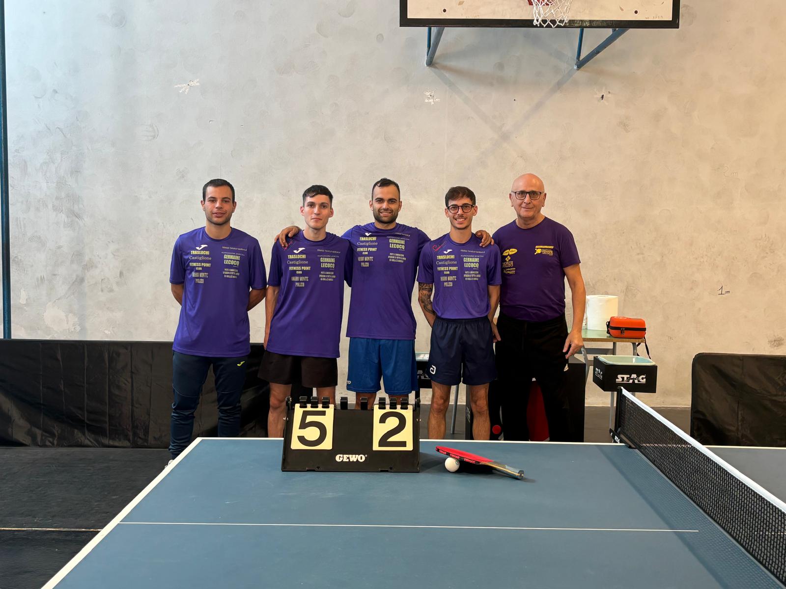 Tennistavolo: vittorie per la marsalese Lecocq, si arrende solo la serie D2