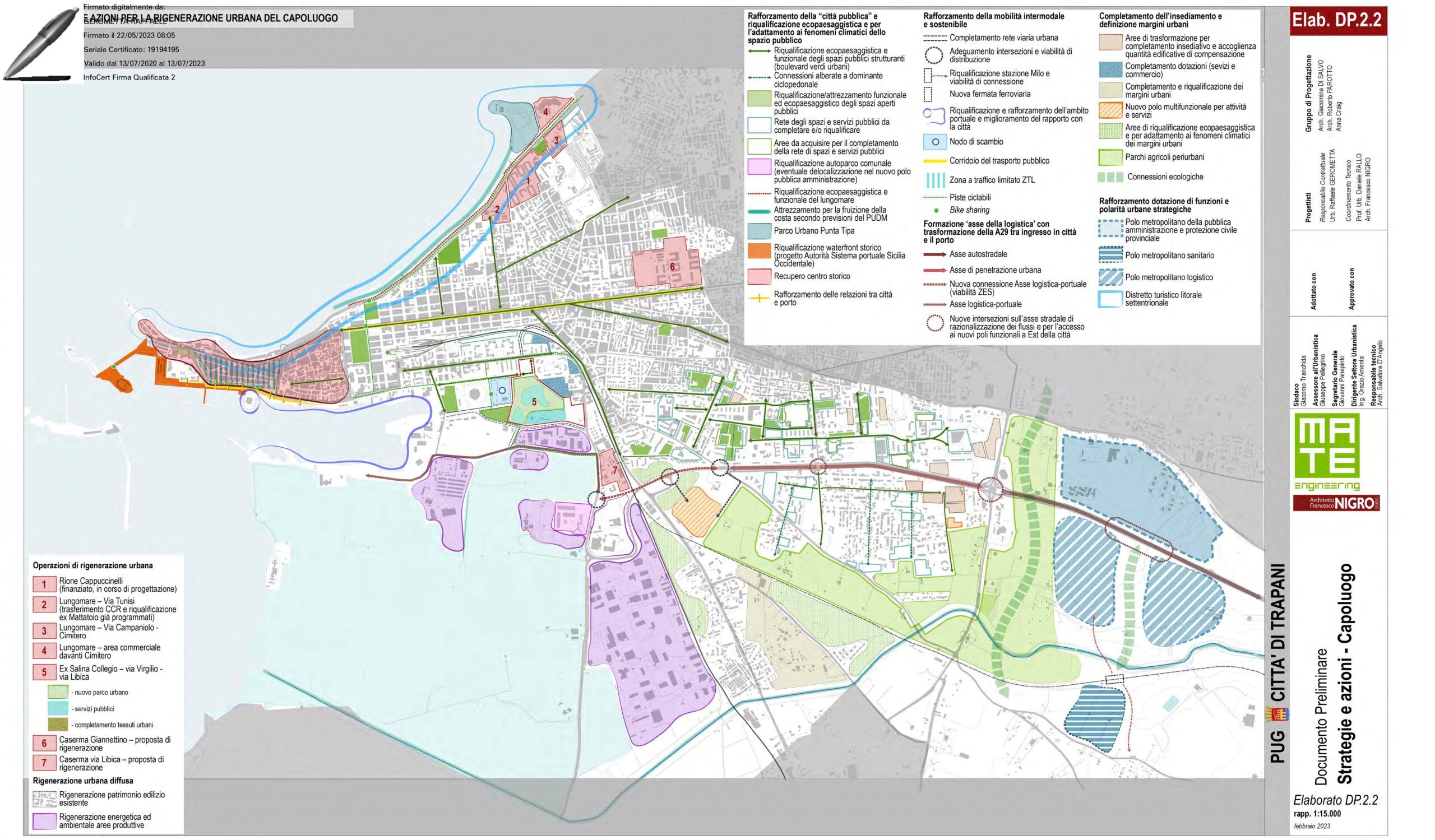 Le visioni di Trapani nel nuovo Piano Urbanistico: città sostenibile, competitiva, accessibile e vivibile