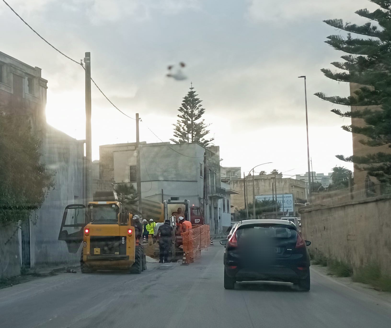 Caos traffico a Marsala: lavori in corso all’incrocio di Santa Venera
