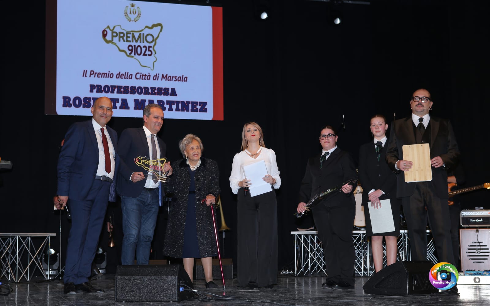 I premiati per la decima edizione del “Premio 91025″a Marsala￼