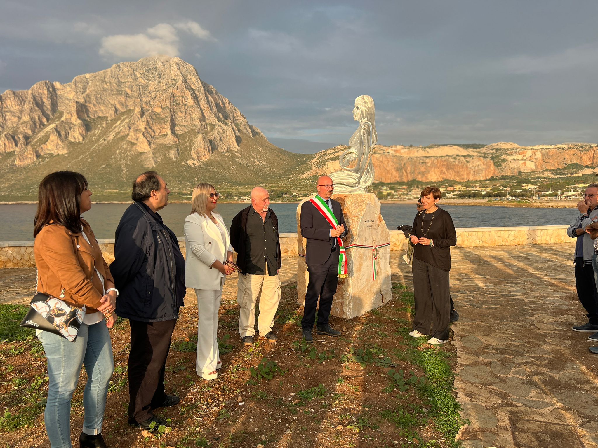 Custonaci, inaugurata un’installazione artistica per il progetto “Memorie e Futuro”