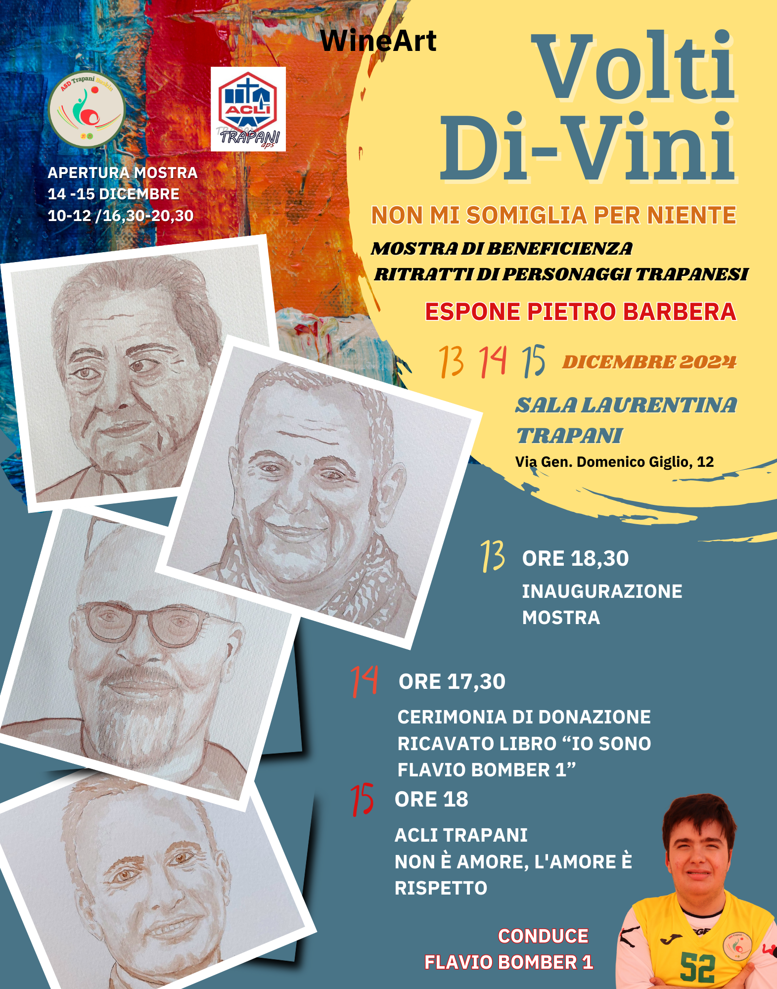 L’arte di Pietro Barbera alla Sala Laurentina per celebrare Trapani