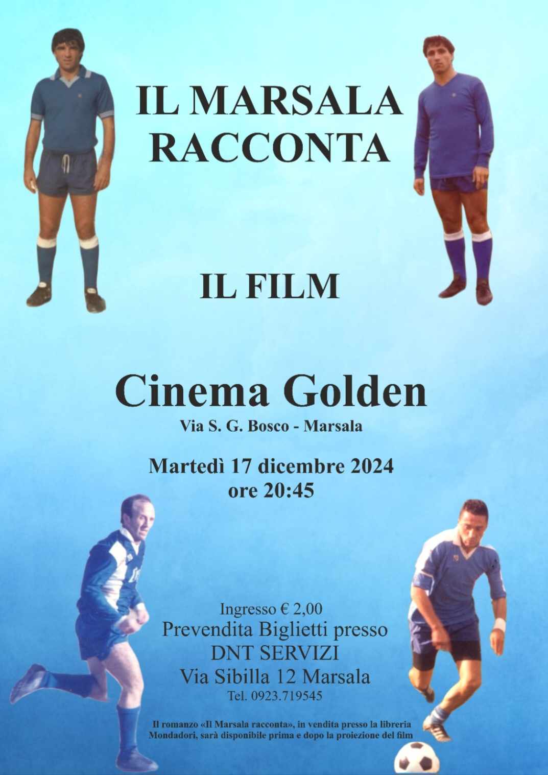 Al Cinema Golden il film “Il Marsala racconta”, storia del calcio in Città￼