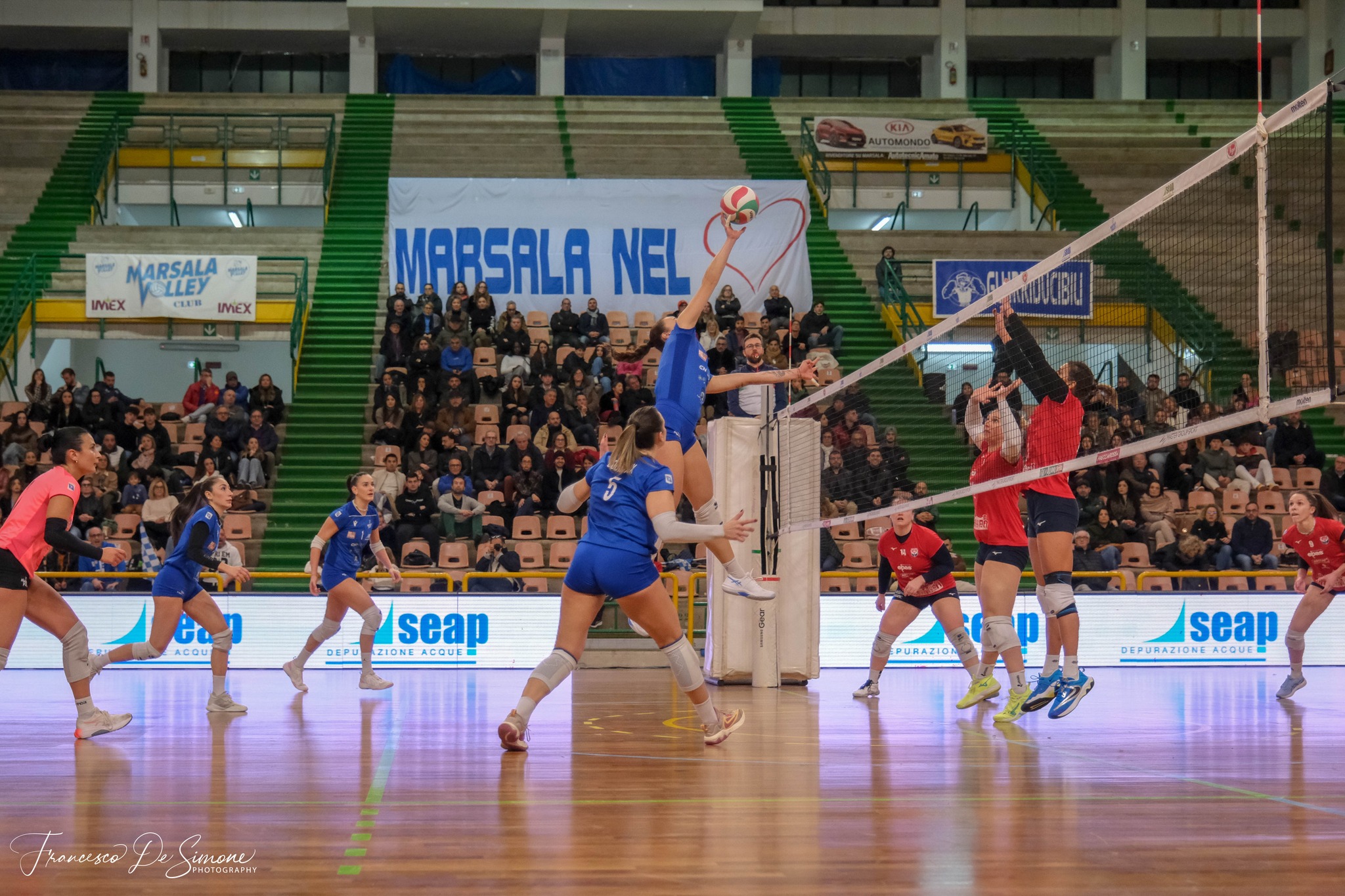 Volley, vince l’Enodoro Marsala: 3-1 al Modica in rimonta