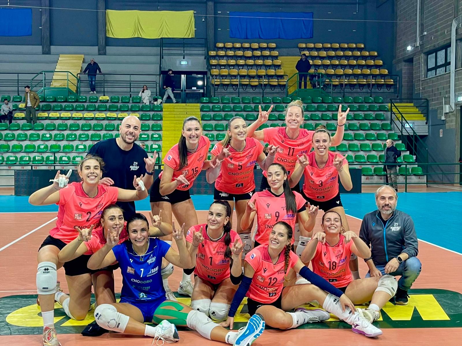 Volley femminile, l’Enodoro Marsala vince in trasferta