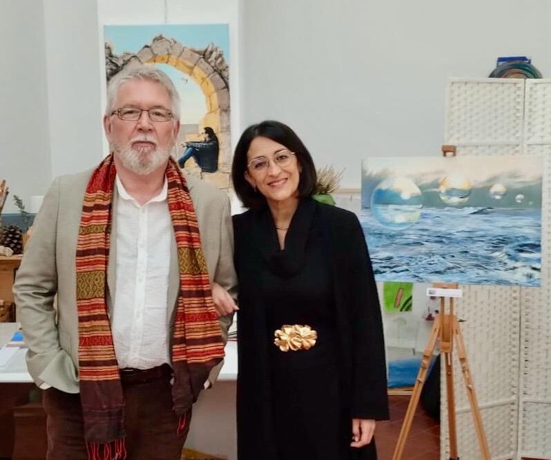 Nuova mostra allo studio d’arte di Michaela Di Caprio con il francese Manu