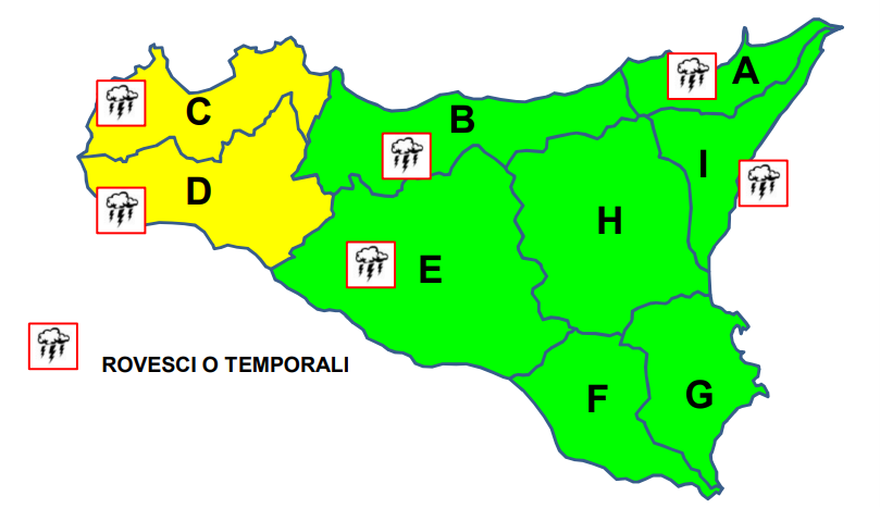 Ancora pioggia nel trapanese: confermata l’allerta gialla per martedì 10 dicembre