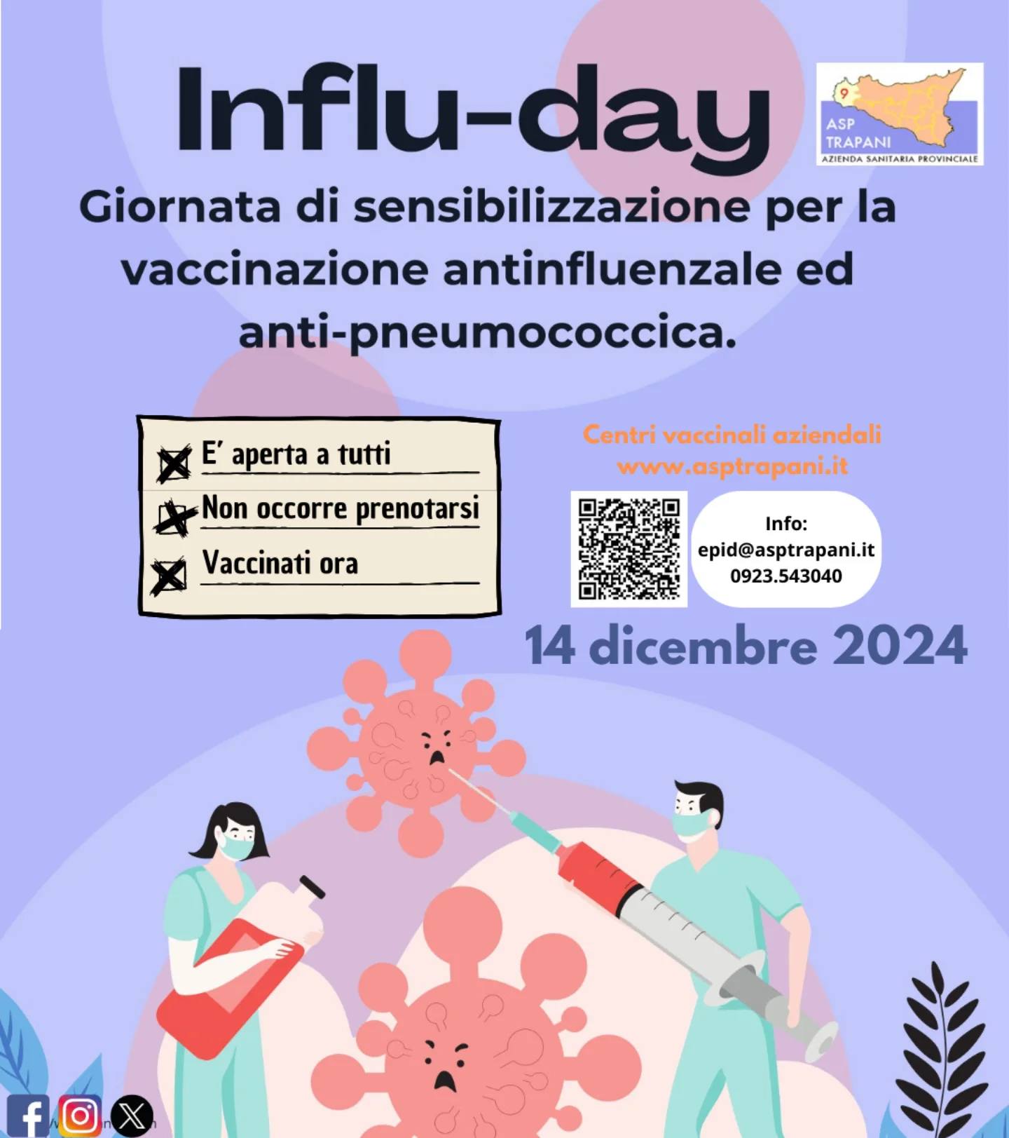 Influ-day e Cicog..nata, iniziative nei presidi sanitari trapanesi