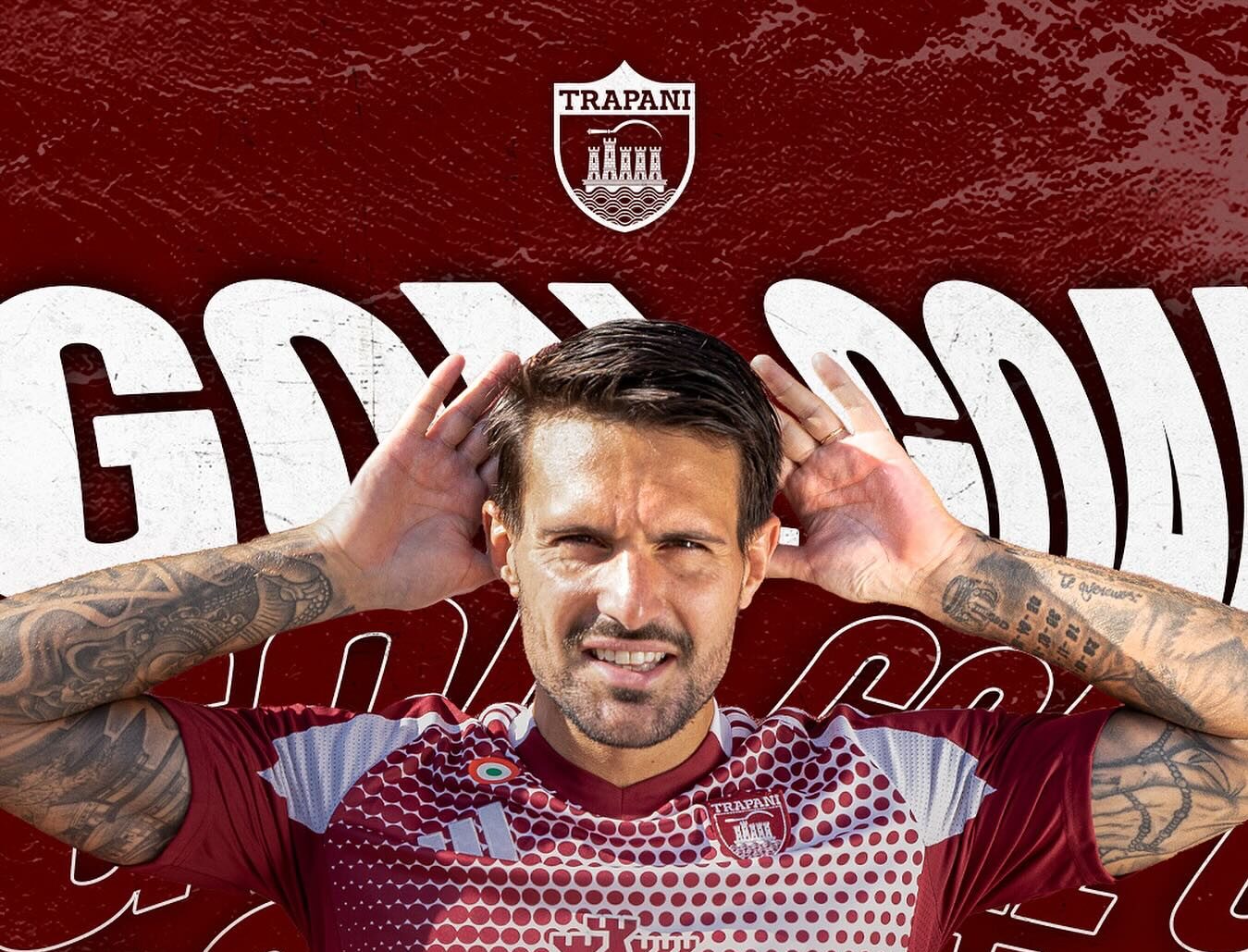 Il Trapani vince a Caserta per una rete a zero