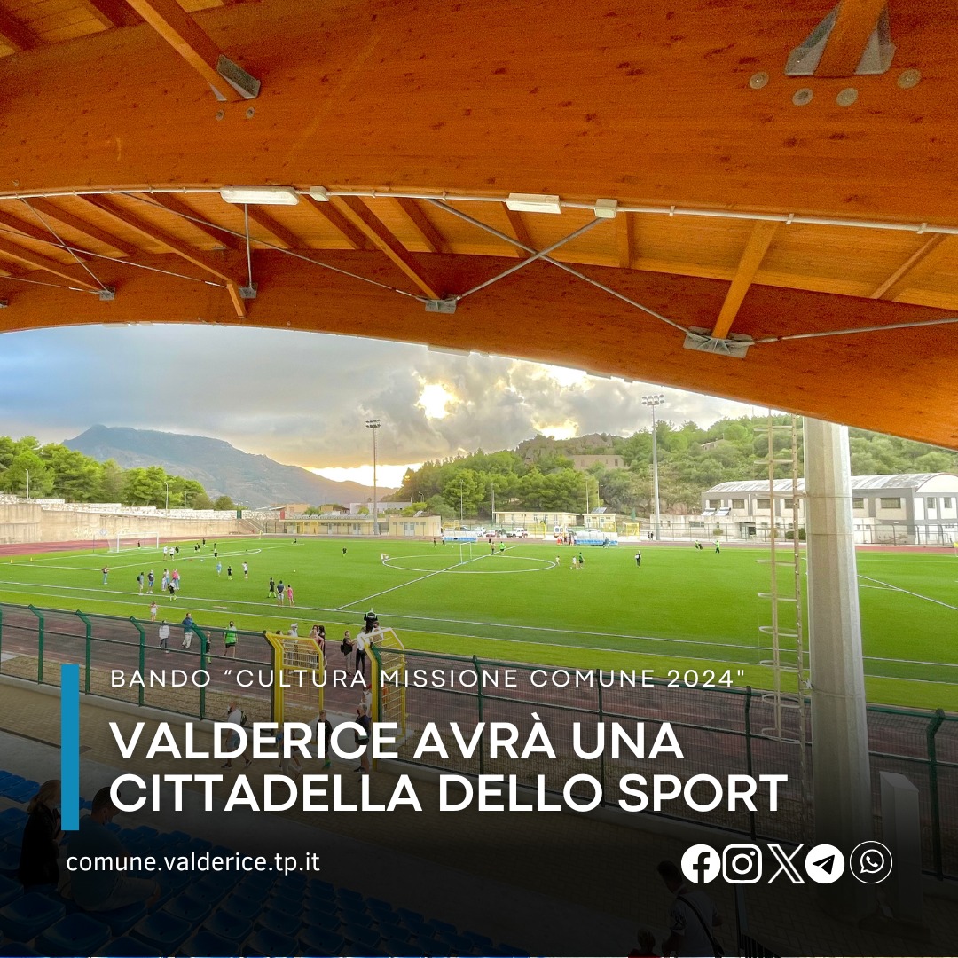 Anche a Valderice si progetta una Cittadella dello Sport. Ecco come sarà