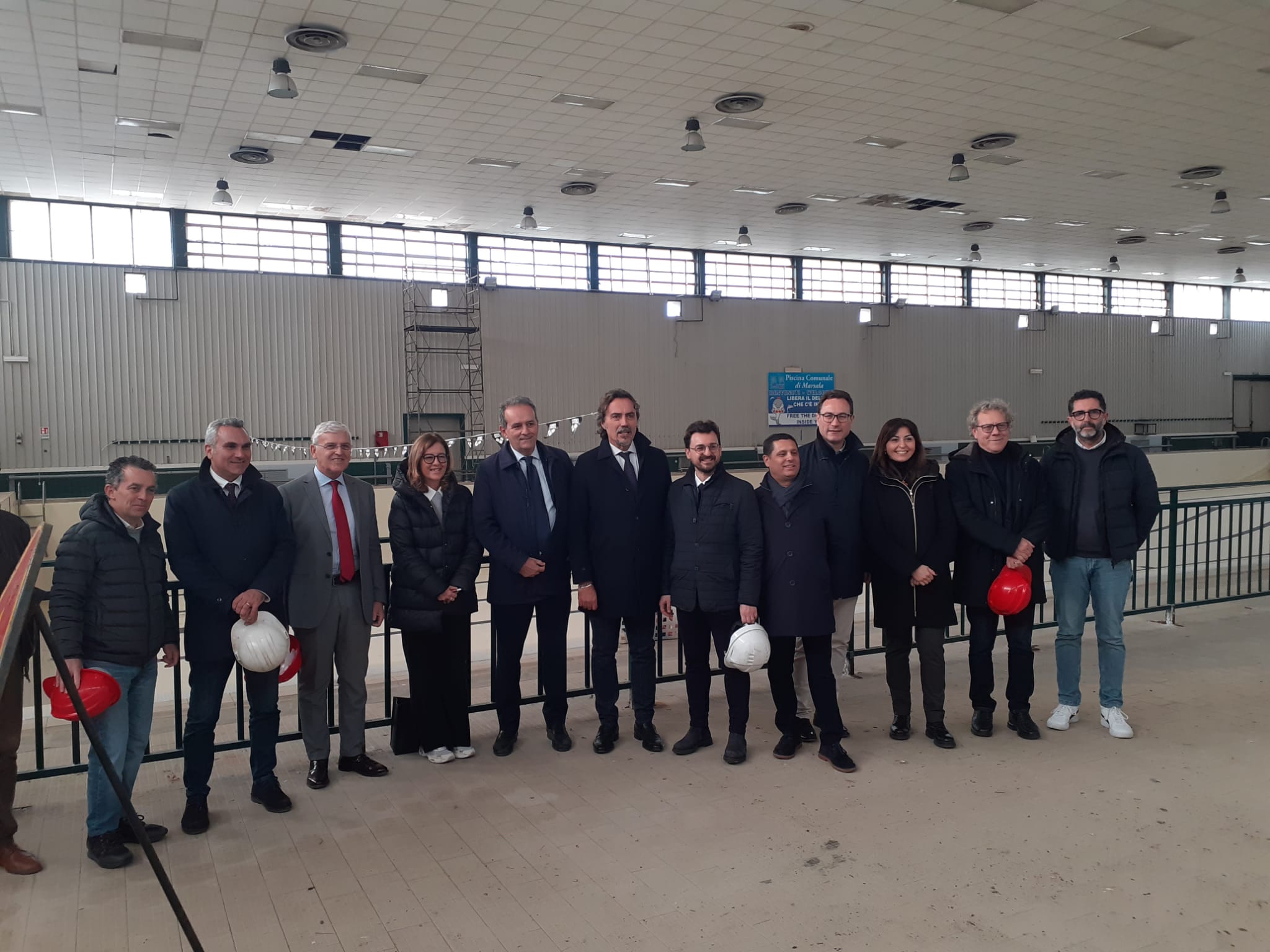 Marsala: al via i lavori per riaprire la Piscina Comunale. “A ottobre dovrebbe essere pronta”