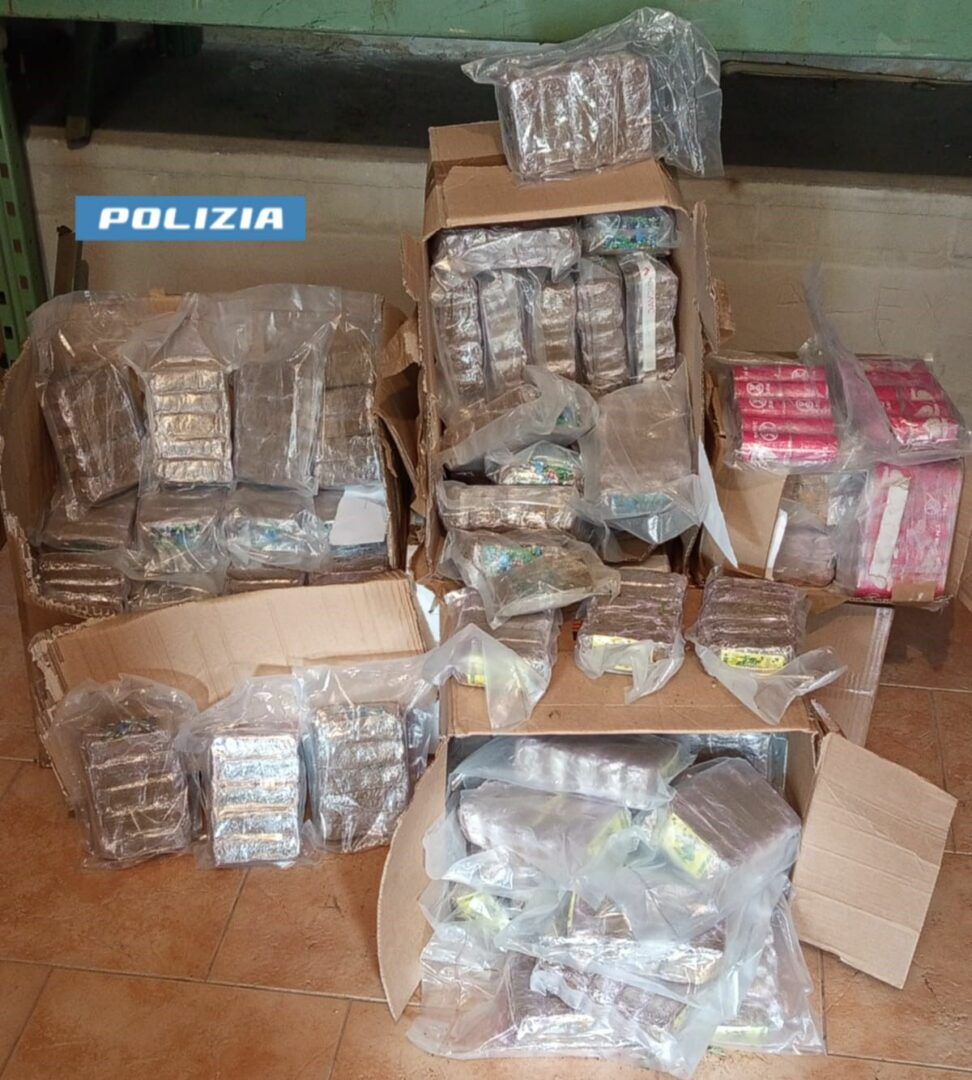 Arrestato a Palermo corriere della droga con 80 kg di hashish