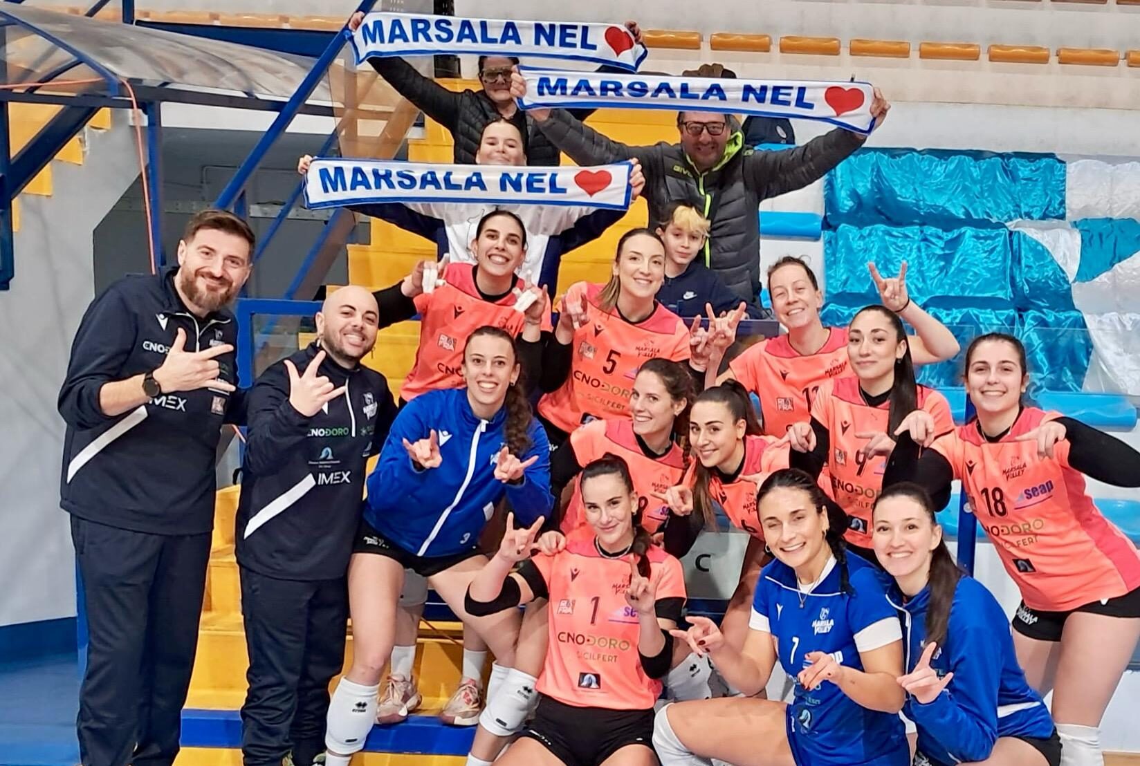L’EnoDoro Marsala Volley vince a Pescara e sale ancora in classifica