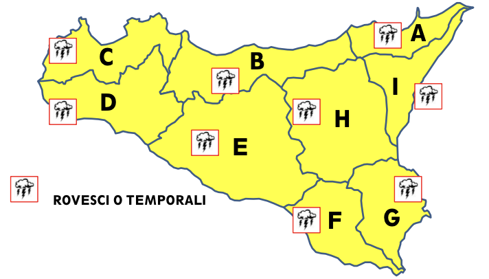 Ondata di maltempo tra Sicilia e Calabria, l’isola è ancora in zona gialla