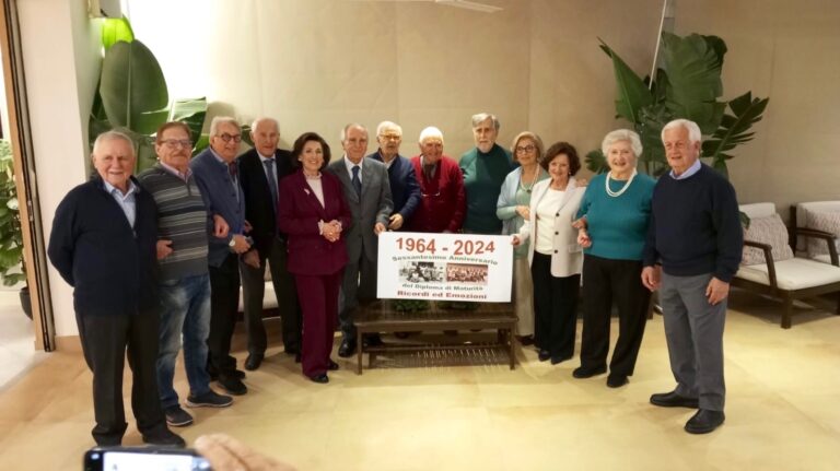 Compagni di classe del Liceo Scientifico di Marsala si riuniscono a 60 anni dal diploma