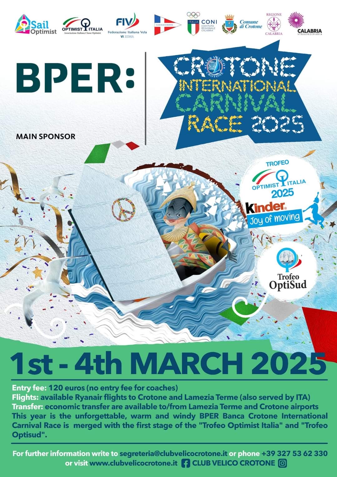Lega Navale Trapani: i giovani all’International Carnival Race 2025 