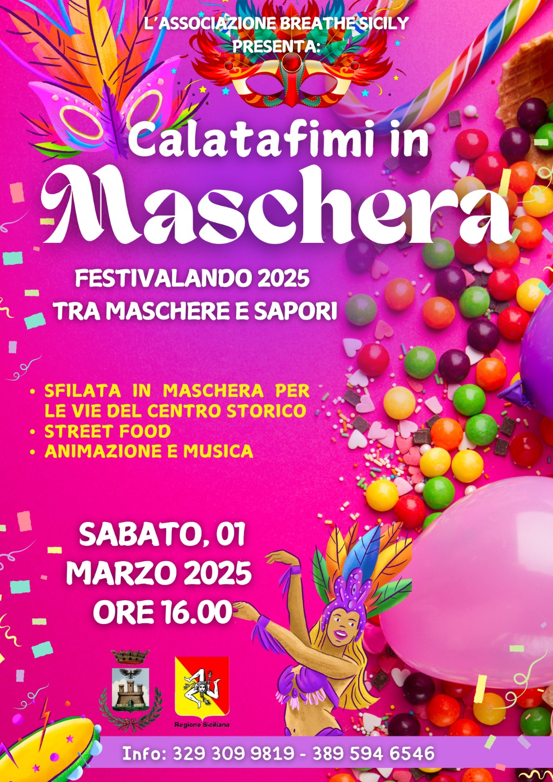 A Calatafimi-Segesta il Carnevale arriva… Festivalando