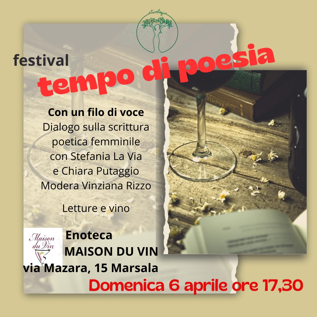 A Marsala il primo Festival Tempo di Poesia con l’associazione EtiCOlogica