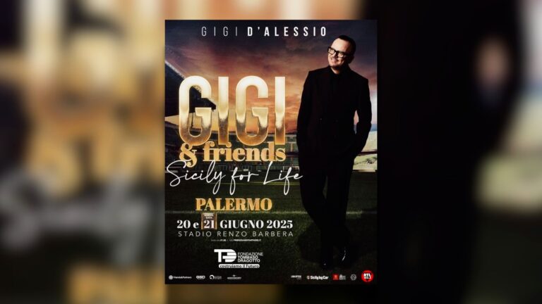 Gigi D’Alessio in ‘Sicily for life – Gigi & friends’ raddoppia le date