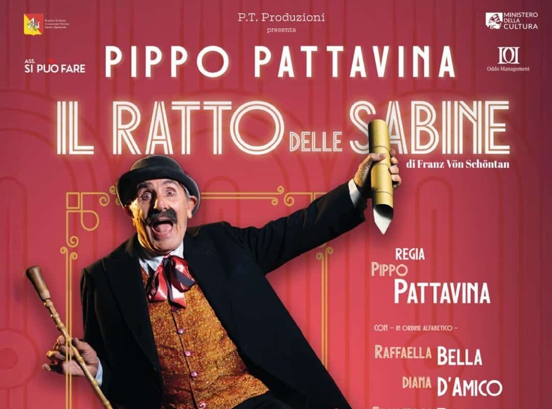 Al Teatro Impero di Marsala la commedia “Il Ratto delle Sabine” con Pippo Pattavina