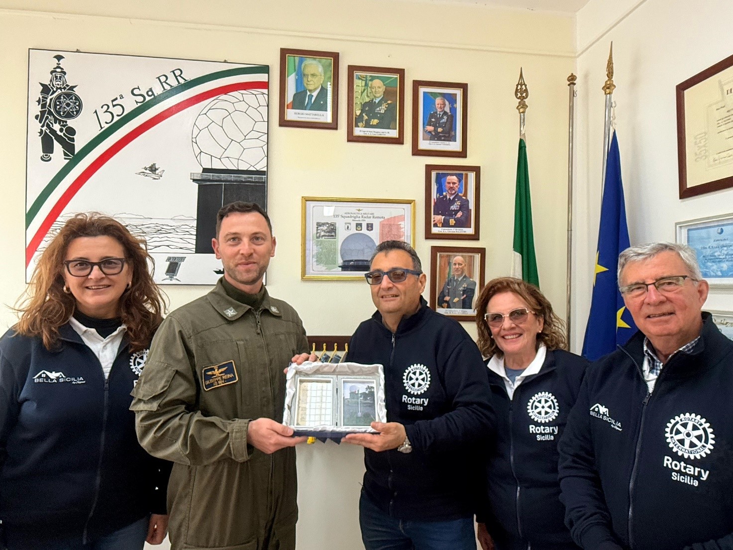 Il Rotary di Marsala entra nel Radar di Perino per formare i militari all’uso del defibrillatore