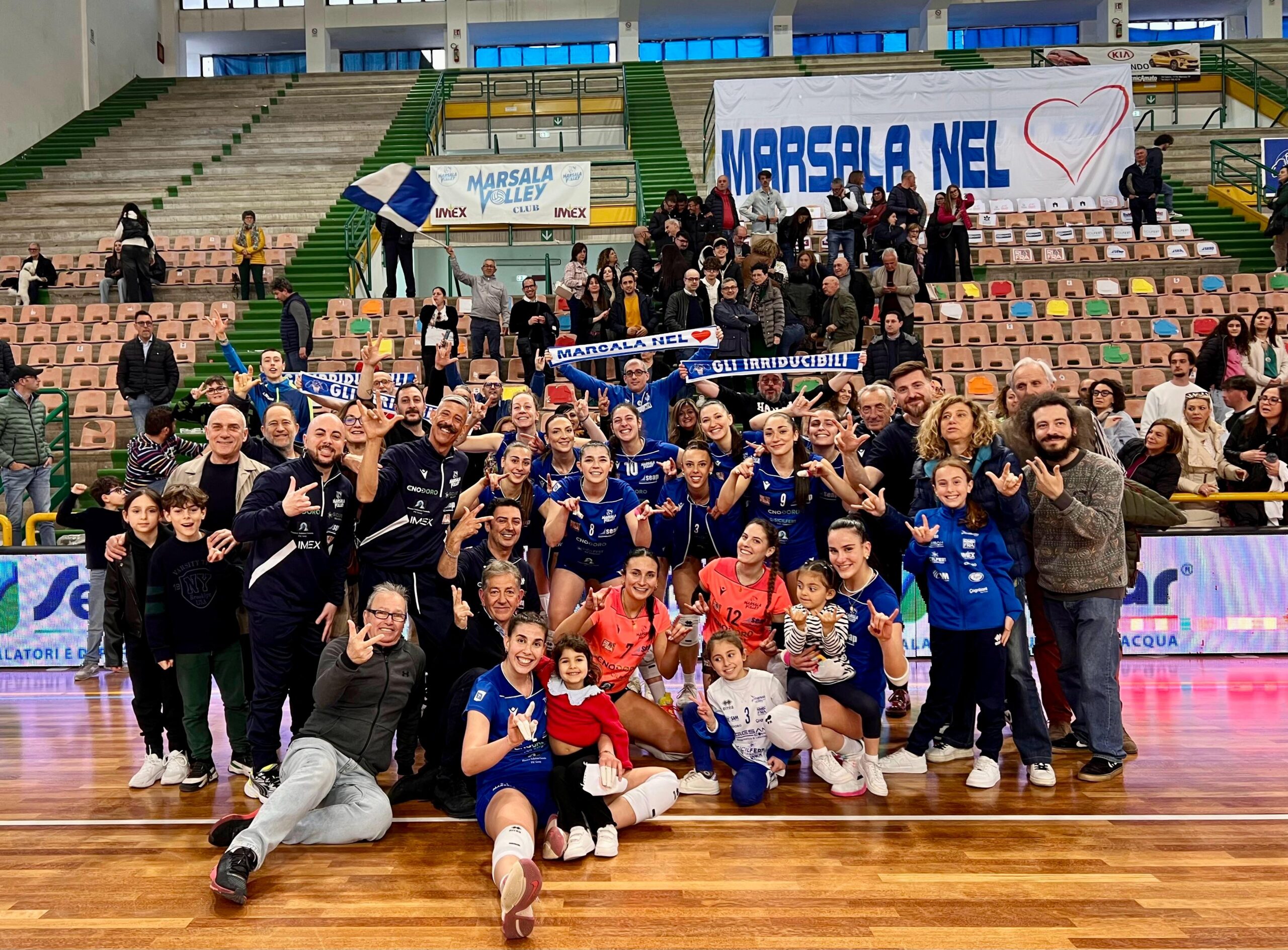 Il Marsala Volley batte in casa Santa Teresa e torna seconda in classifica