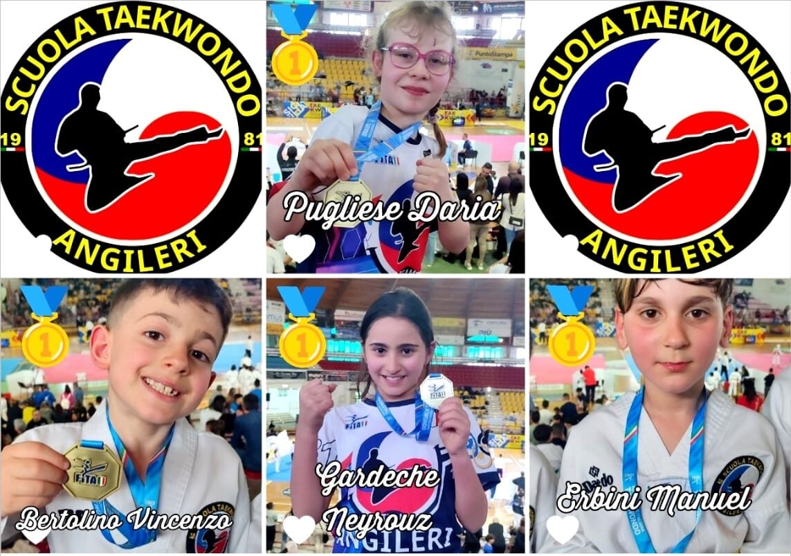 Kim e Liù Sicilia 2025: trionfo per la mazarese Taekwondo Angileri