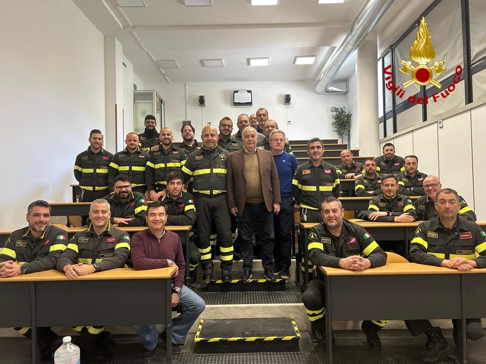 Gestione del soccorso tecnico urgente, concluso il corso di formazione per i vigili del fuoco di Trapani e Palermo