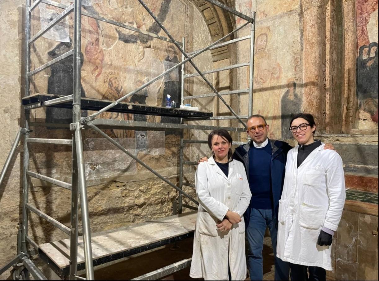 Madonna della Cava: inizia il restauro degli affreschi nel Santuario marsalese