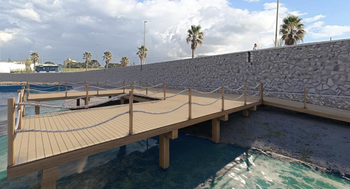 Nasce un solarium sul Lungomare di Marsala