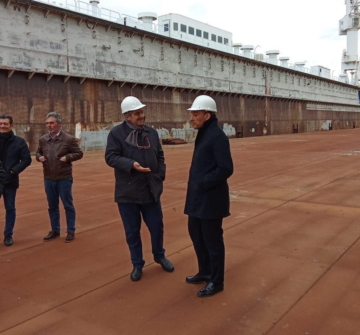 L’assessore Tamajo in visita al Porto di Trapani: “Pronti a completare il progetto di carenaggio”