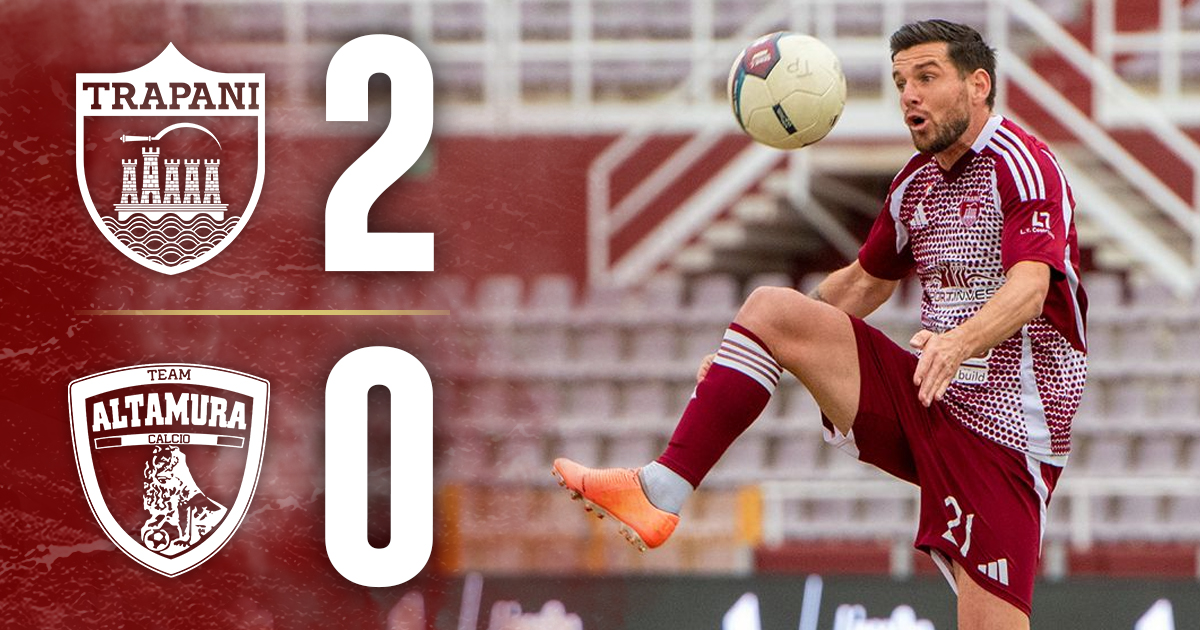 Calcio: il Trapani vince al Provinciale contro Altamura