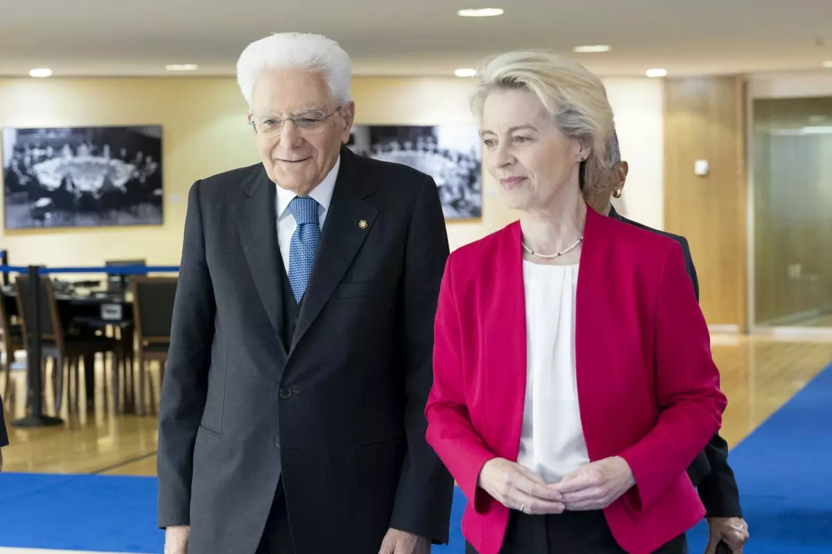 Ue, Von der Leyen a Mattarella “Risponderemo all’appello ‘Nessun dorma’”