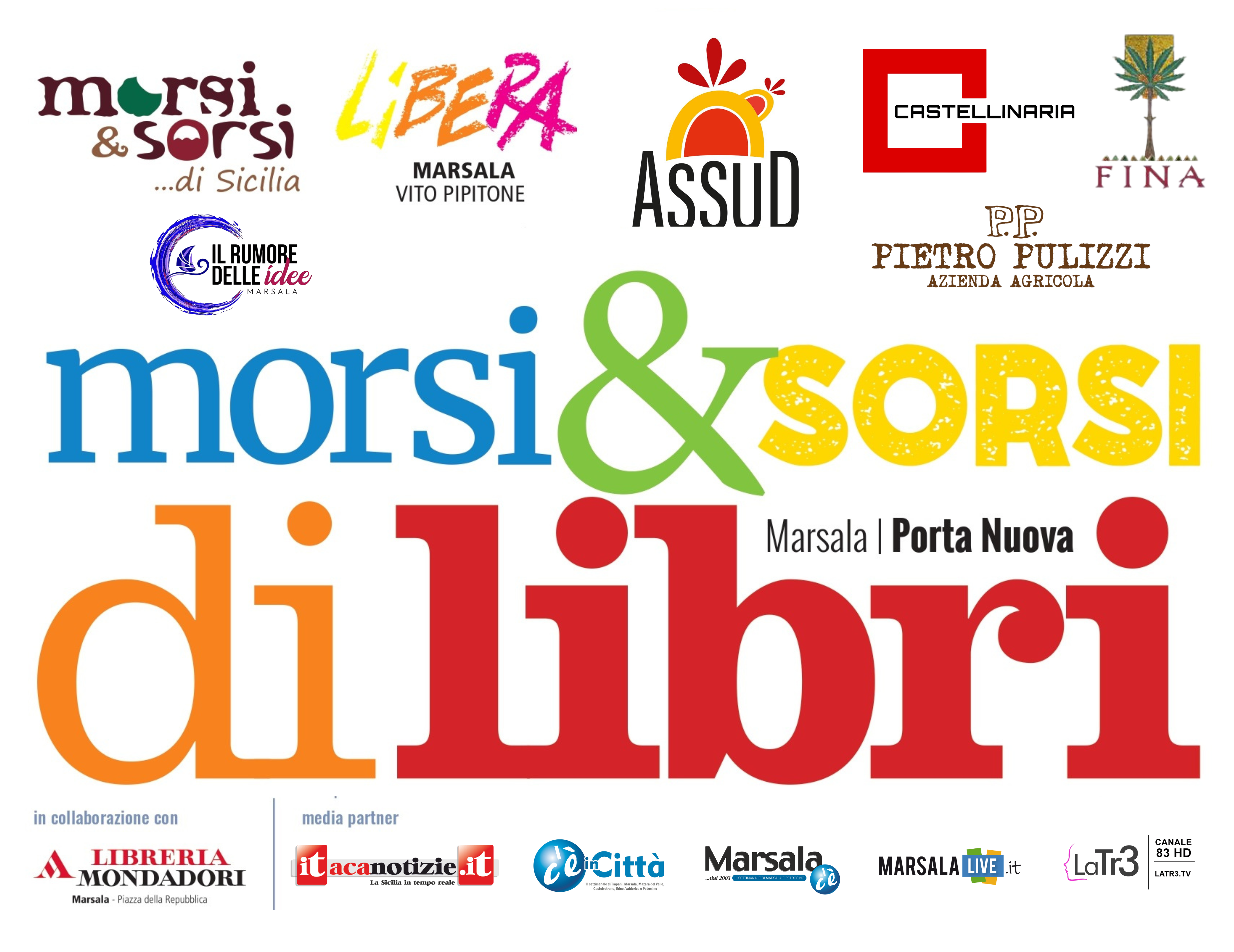Grandi ospiti alla sesta edizione della rassegna “MORSI & SORSI DI LIBRI”