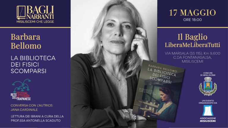 Bagli Narranti: Barbara Bellomo presenta il suo romanzo a Misiliscemi