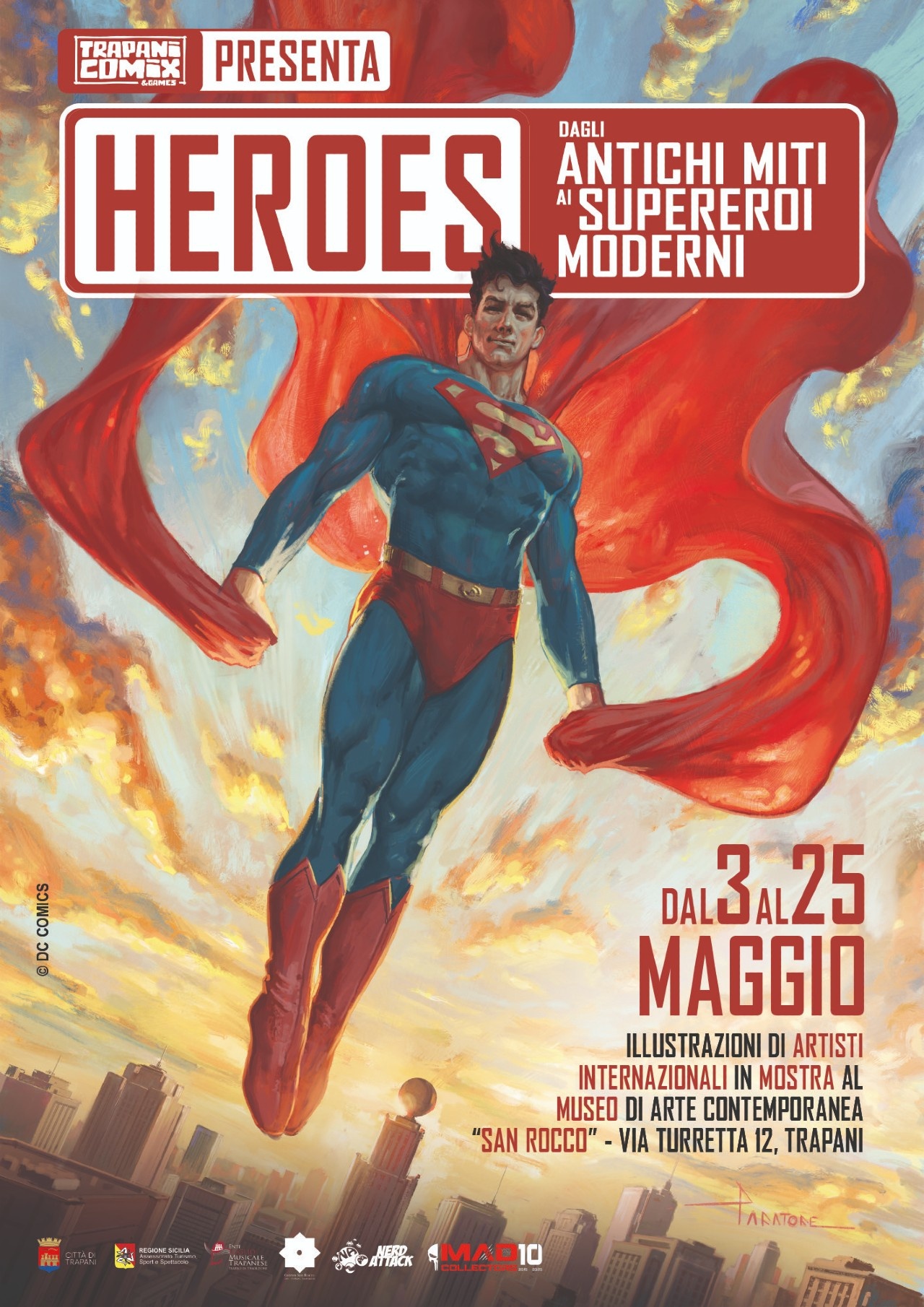 Heroes: dagli antichi miti ai supereroi moderni, una mostra al Trapani Comix