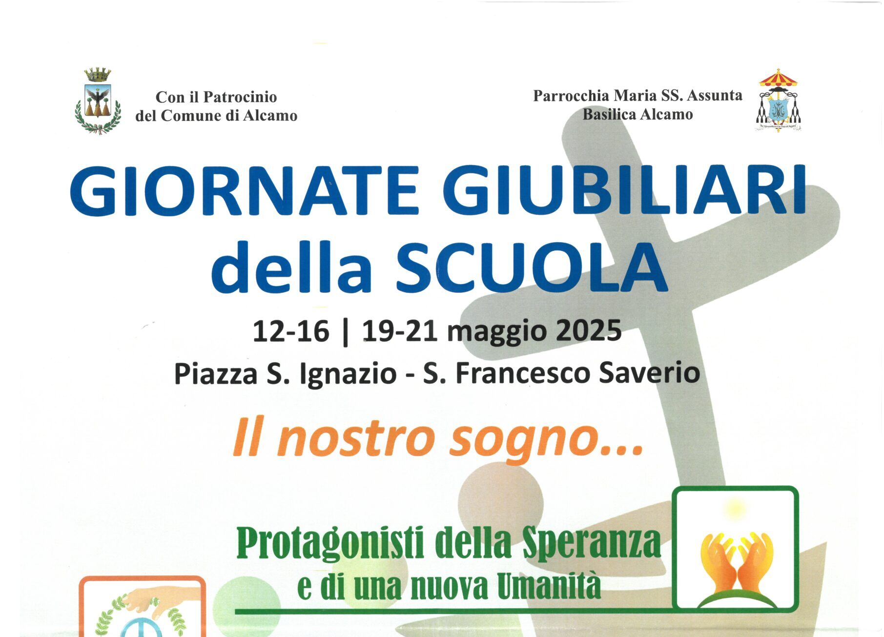 Ad Alcamo 8 giornate giubilari della scuola dal 12 al 21 maggio