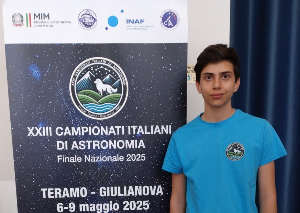 Astronomia: il marsalese Alessio Montalto premiato alla finale nazionale