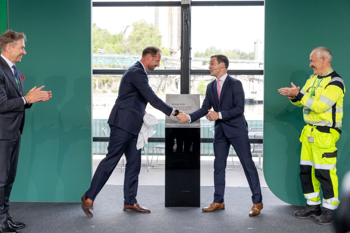 Edilizia sostenibile, Heidelberg Materials inaugura impianto in Norvegia