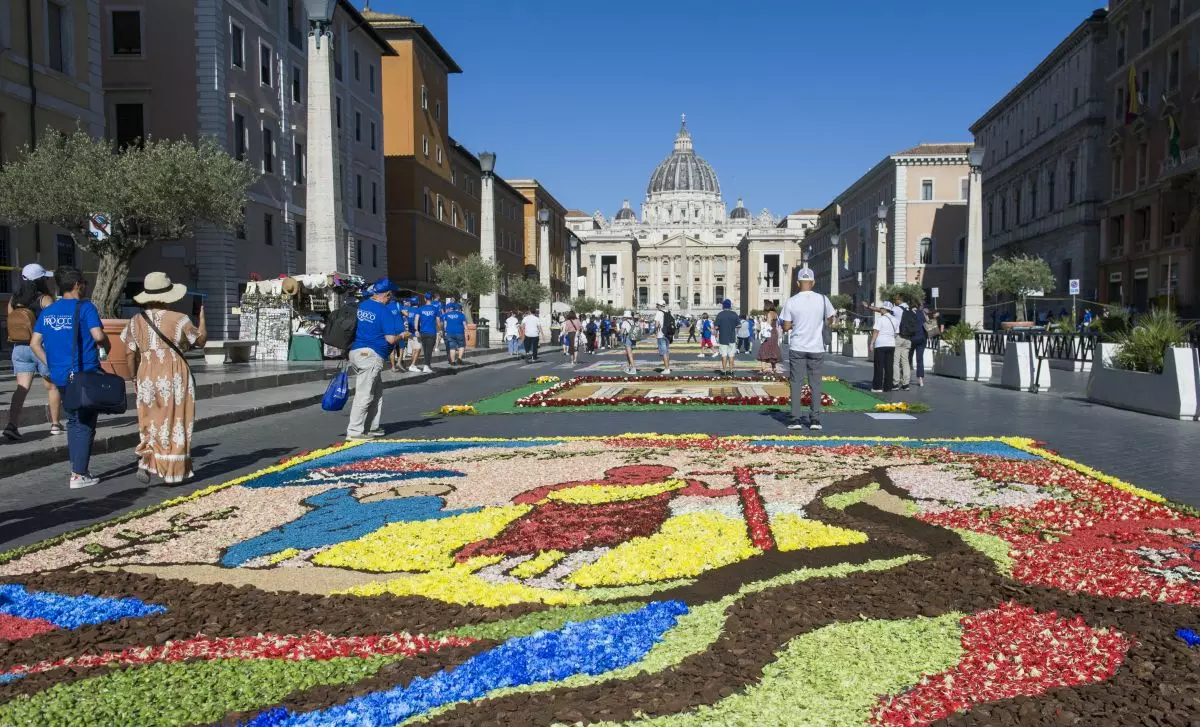 Giubileo, in piazza San Pietro l’infiorata delle Pro Loco d’Italia
