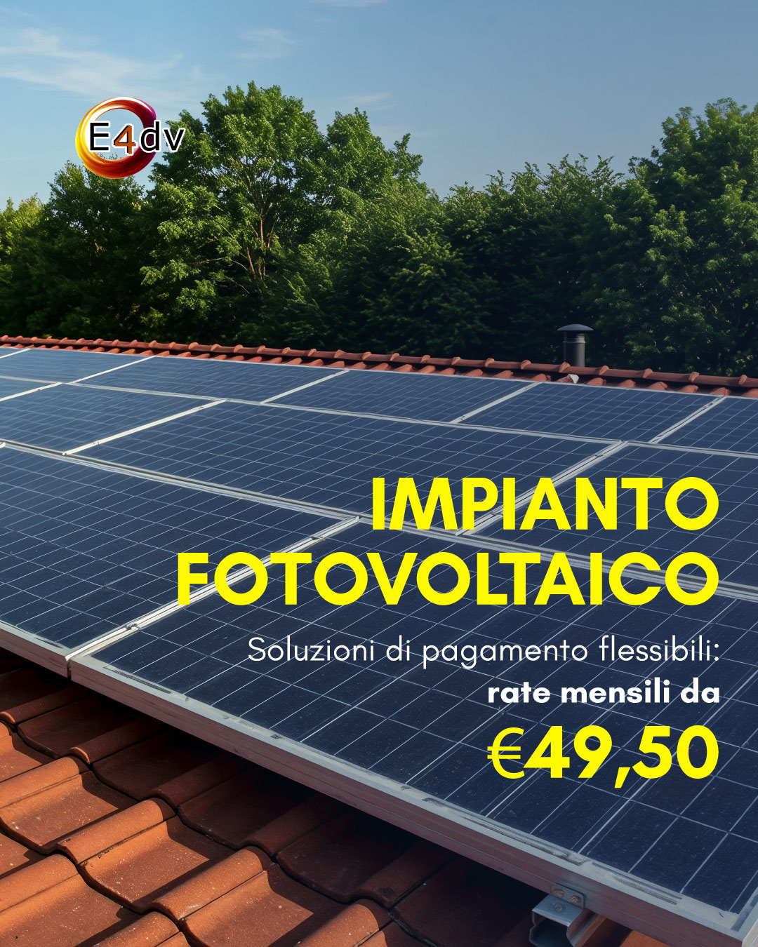 Vi aspetta un futuro solare grazie ai servizi di E4dv