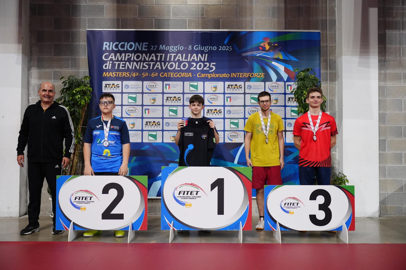 Tennistavolo Marsala: Federico Bellissimo secondo ai Campionati Italiani di V° Categoria