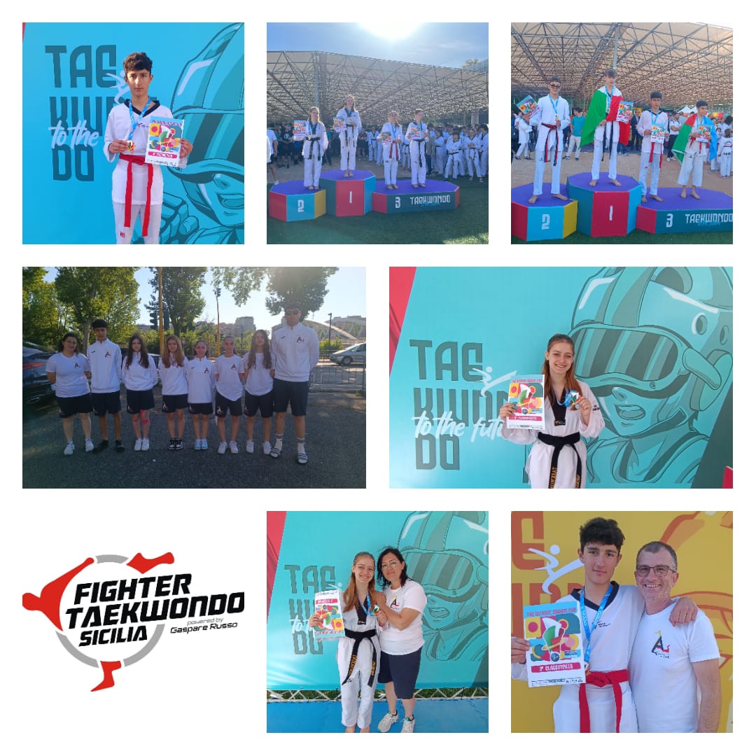 Fighter Taekwondo Mazara del Vallo in medaglia a Roma