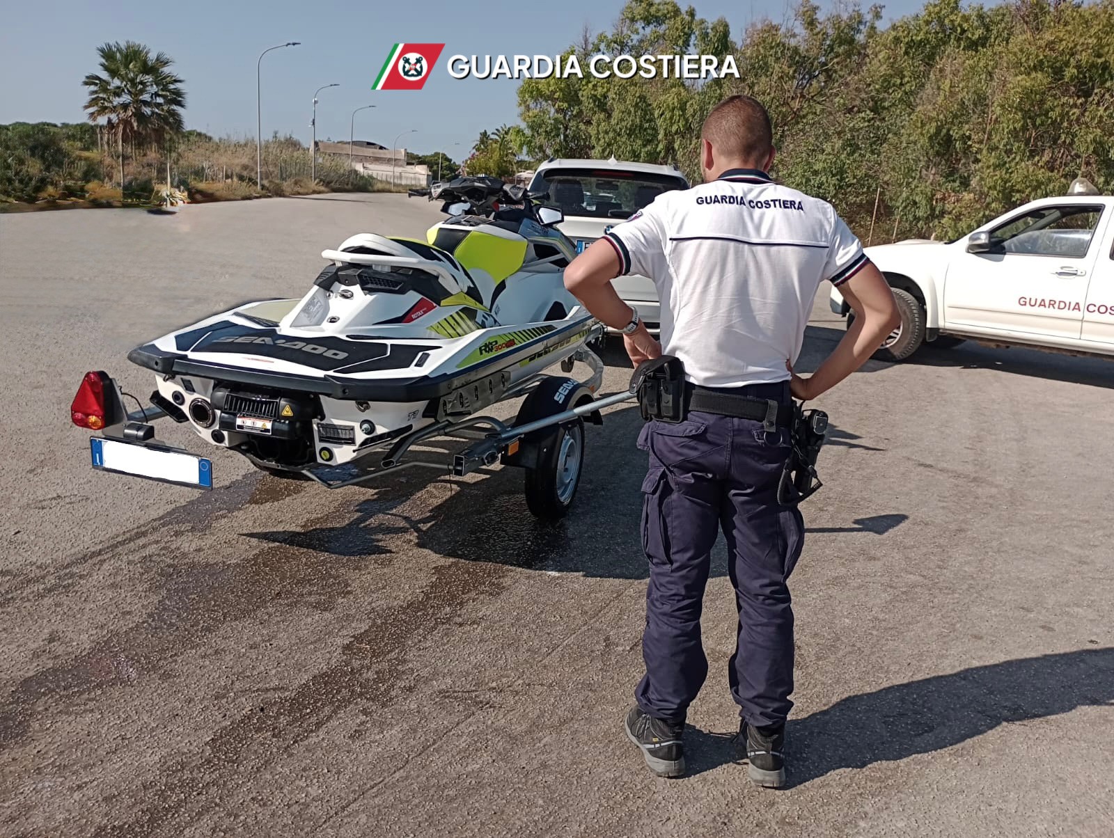 Marausa: guidava l’acquascooter tra i bagnanti, non aveva la patente nautica