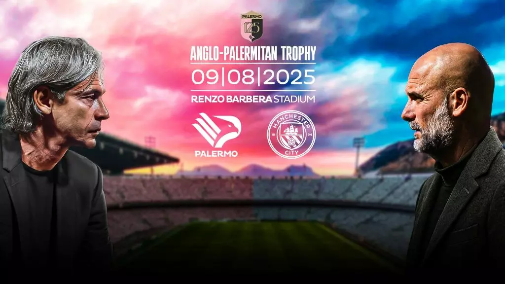Il 9 agosto amichevole Palermo-Manchester City al Barbera