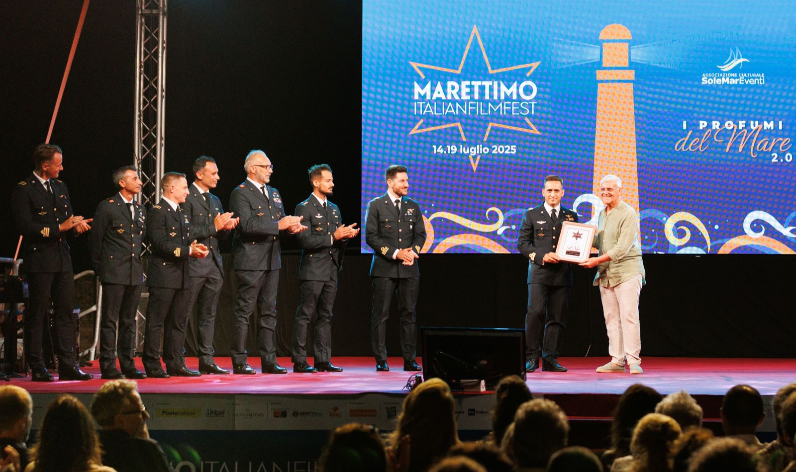 Marettimo Italian Fest, l’82° Centro SAR di Birgi ha ricevuto il premio “Stella Maris”